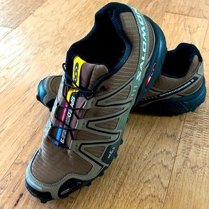 Salomon Men’s Speedcross 3 Tan/Black Size 13 shoe